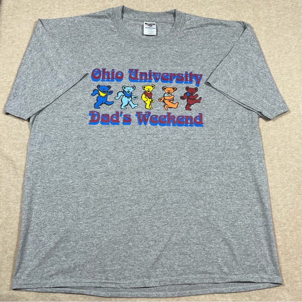 2007 Ohio University Dads Weekend T Shirt Grateful Dead Sz. XL - Picture 1 of 6